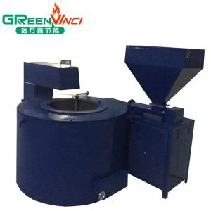 Forn de fusió d'alumini amb pellets de biomassa