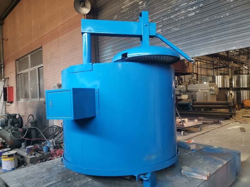Forn d'inducció elèctrica de fusió de zinc de 800 kg a l'Índia
